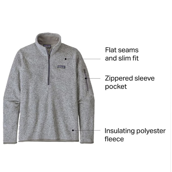 Patagonia Better Sweater 1/4-Zip Fleece Jacket - Women's size M - Picture 2 of 10